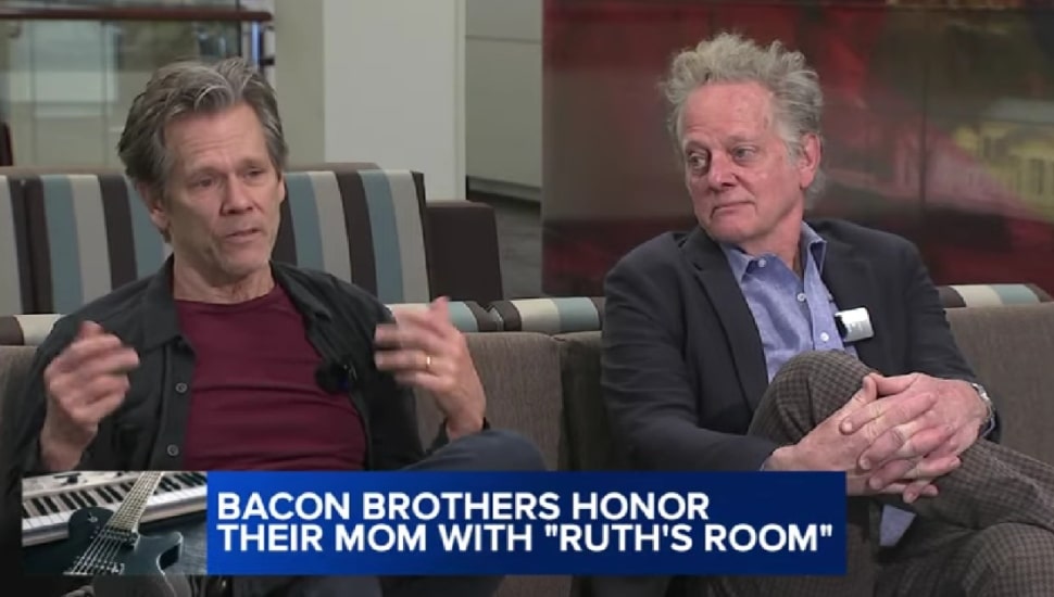 Kevin Bacon (left) and his brother, Michael Bacon (right).