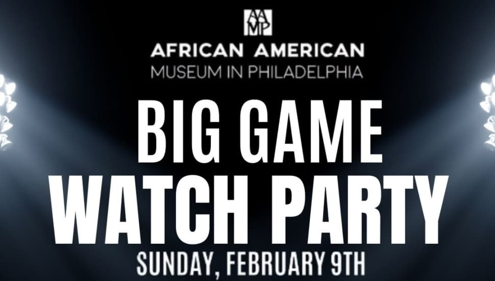 AAMP "Big Game Watch Party" graphic.