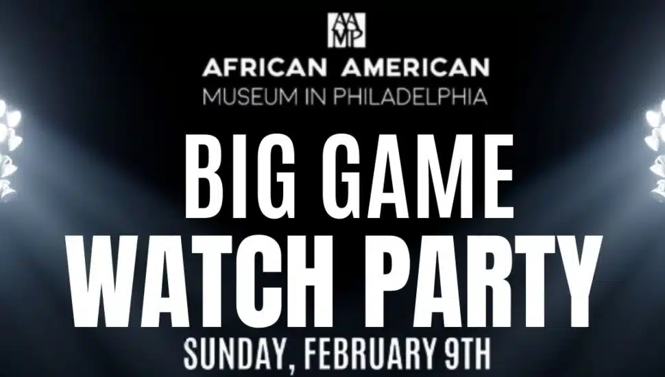 AAMP "Big Game Watch Party" graphic.