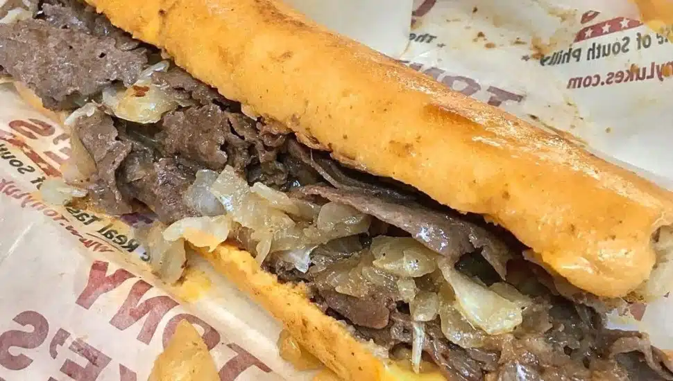 A cheesesteak from Tony Luke's.
