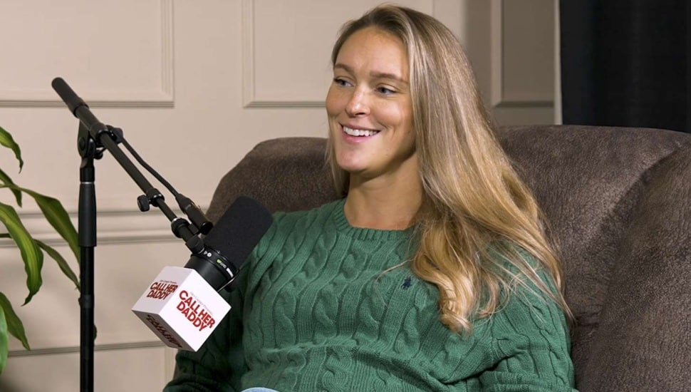 Kylie Kelce on the "Call her Daddy" podcast.