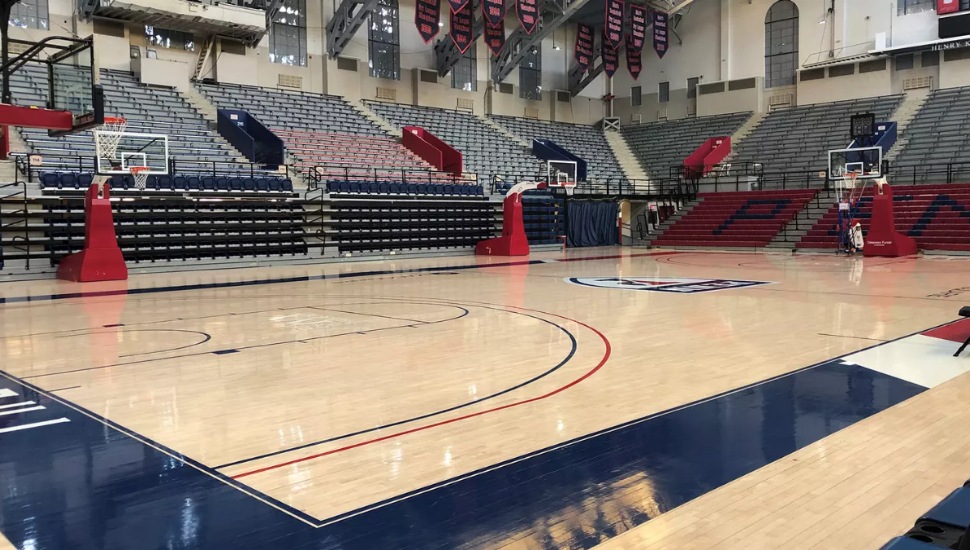 Inside The Palestra.
