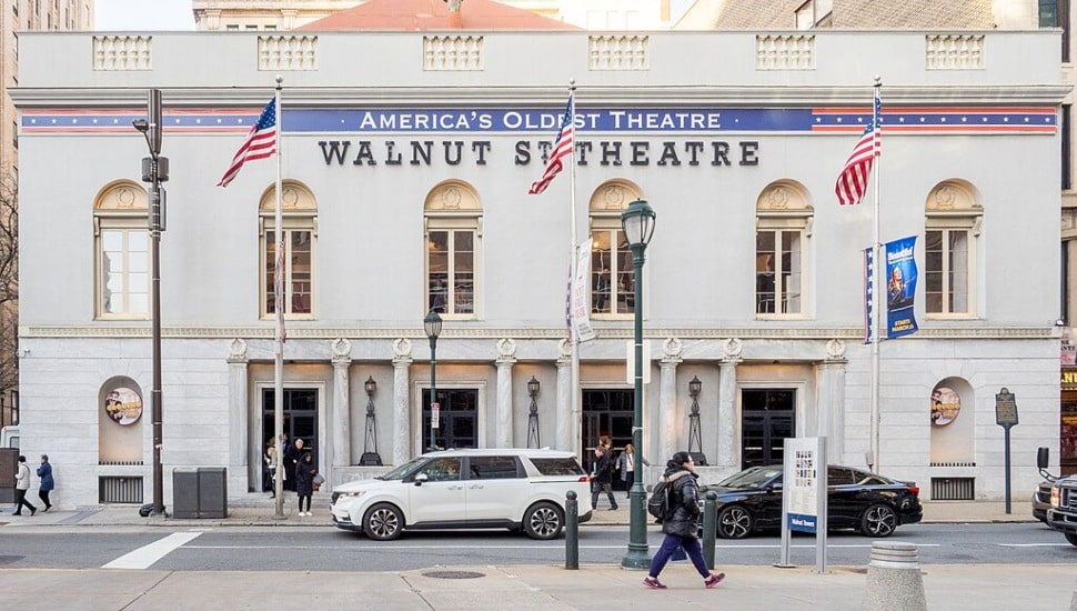 Exterior of Walnut Street Theatre in Philadelphia.