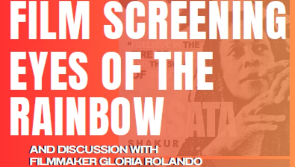 "Eyes of the Rainbow" graphic.