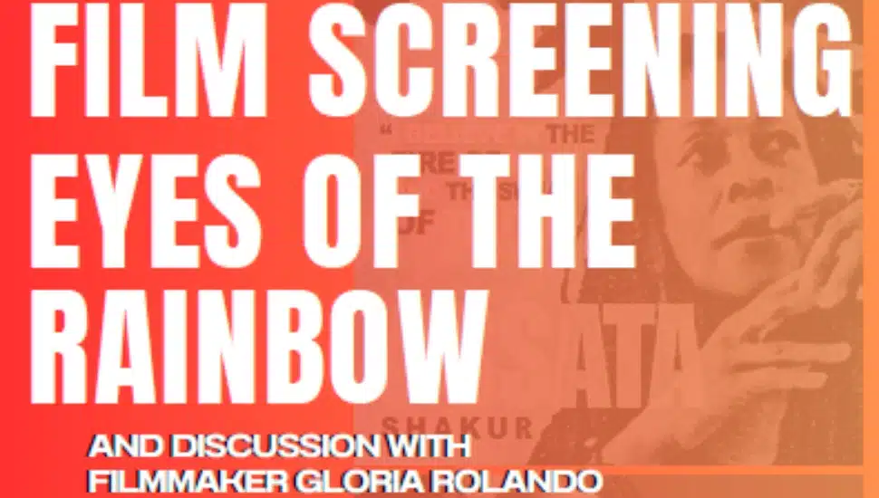 "Eyes of the Rainbow" graphic.