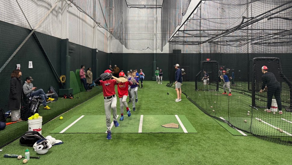 Kids practicing at All-Star Sports Academy.