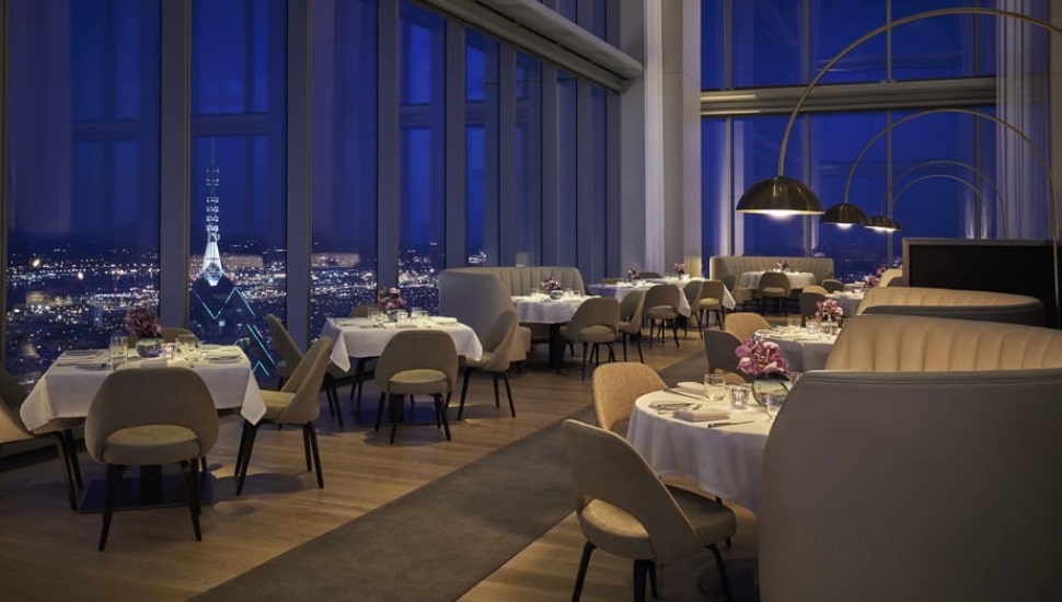 Event space inside Four Seasons Hotel Philadelphia.