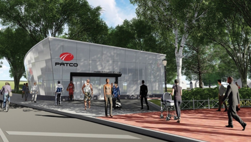 Rendering of the new Franklin Square Station.
