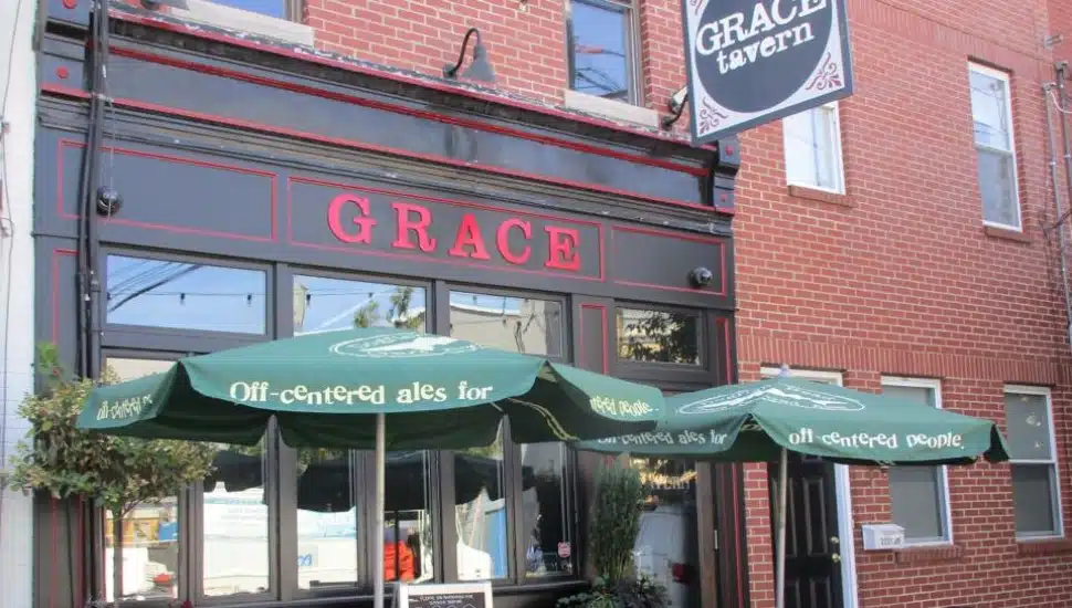 Exterior of Grace Tavern.