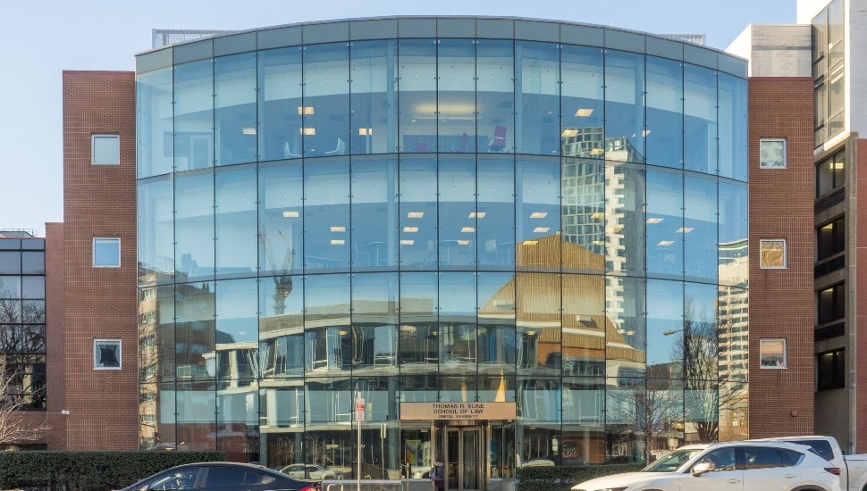 Kline School of Law exterior.
