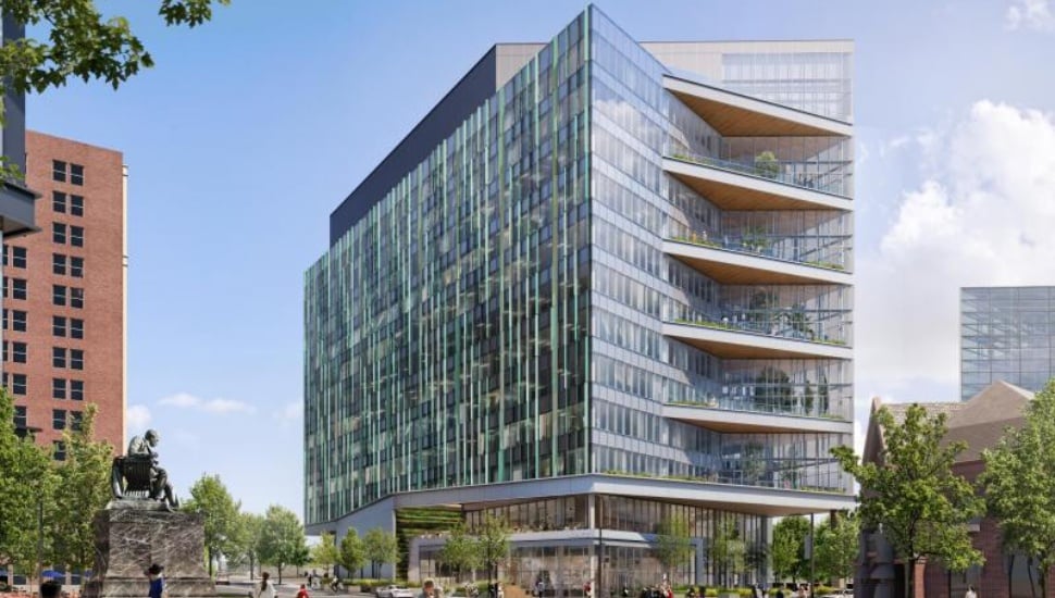 Rendering of 3151 Market Street building in Philadelphia's University City.