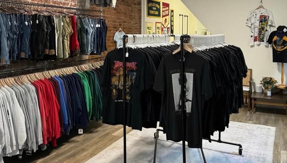 Vintage clothing at Forbidden Closet.