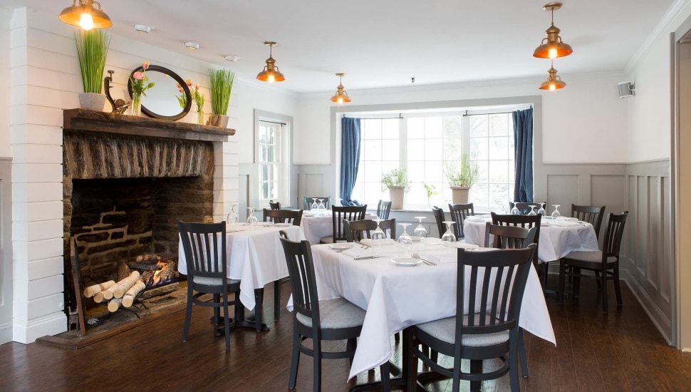 Inside Jansen restaurant in Mt. Airy.