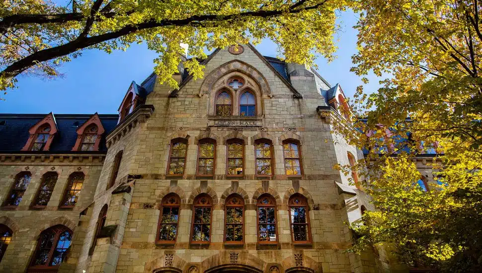 University of Pennsylvania's School of Arts and Sciences exterior.