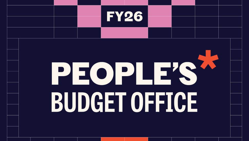 People's Budget Office graphic.