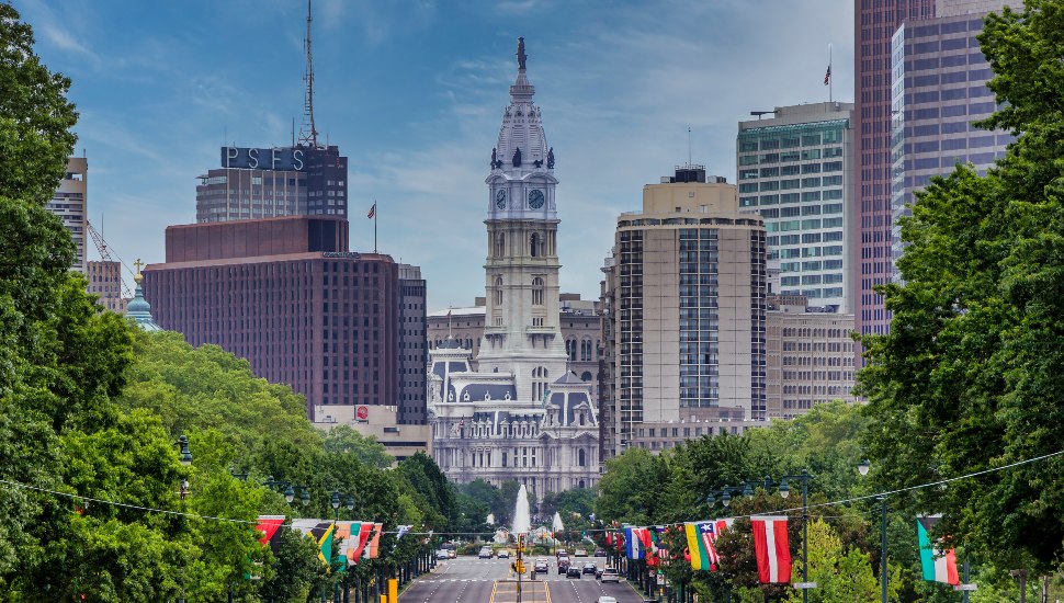Benjamin Franklin Parkway.