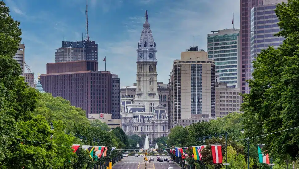 Benjamin Franklin Parkway.