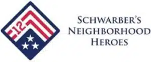 Schwarber’s Neighborhood Heroes logo