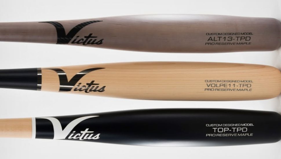 Three torpedo bats from Victus Sports.