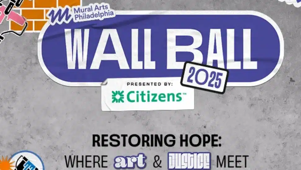 Wall Ball 2025 graphic by Mural Arts.