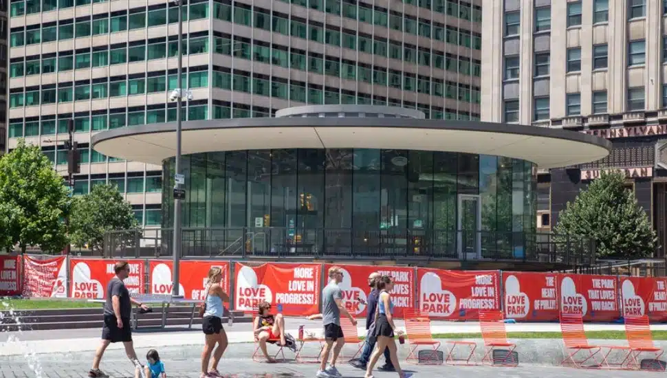 Love Park Welcome Center.