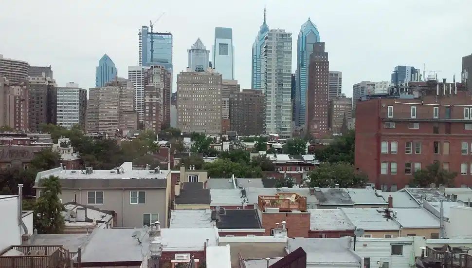 View of Philadelphia.