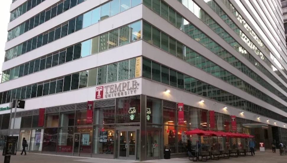 Temple's current Center City location at 1515 Market Street.