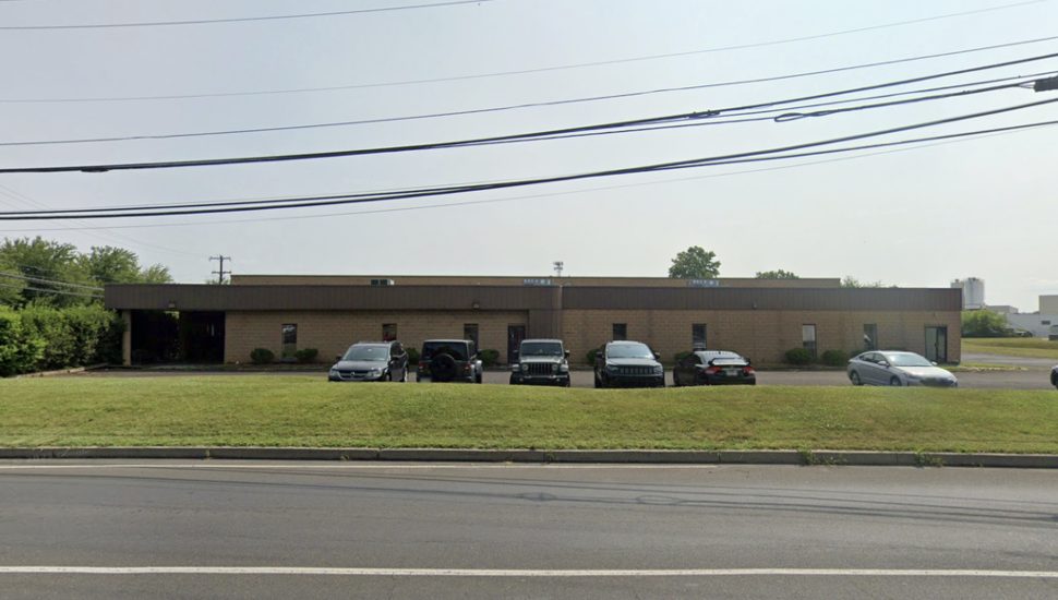 The exterior of the warehouse at 1824 Byberry Road.