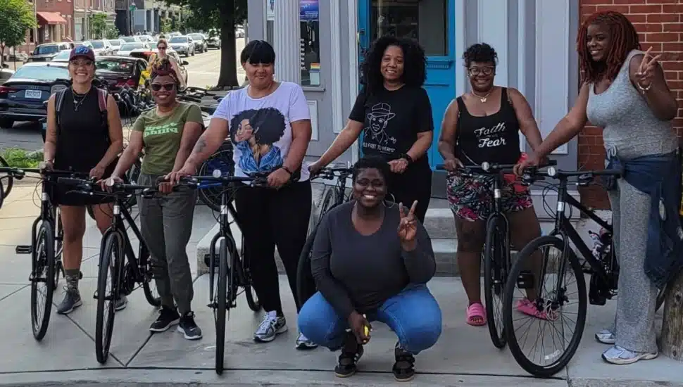 Black women members of Black Girl Joy Bike Ride.