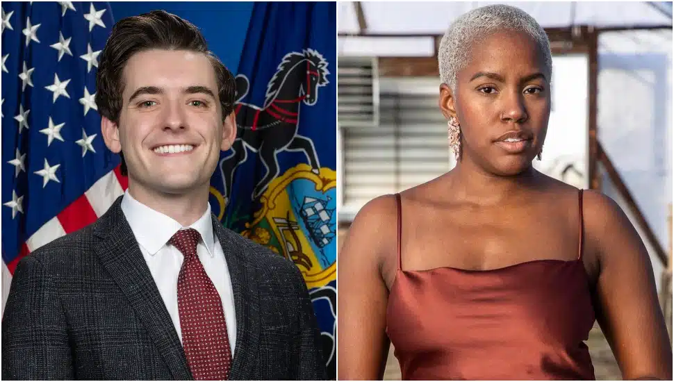 Joe Picozzi (left) and Christa Barfield (right).