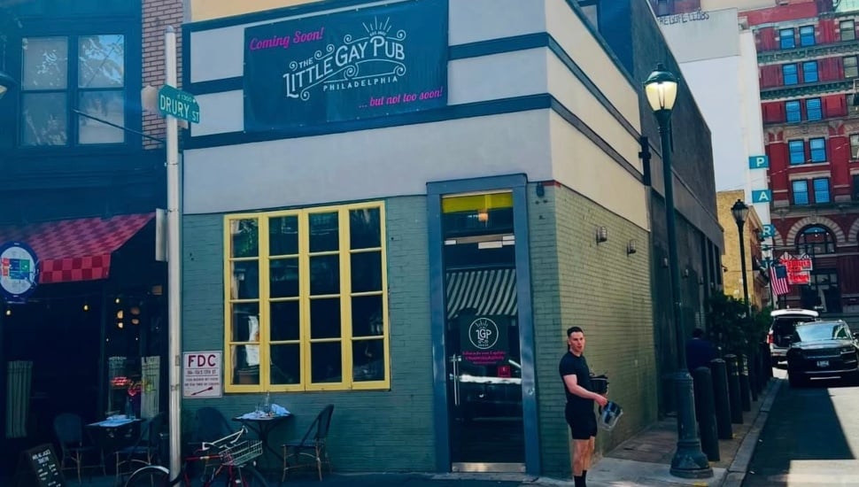 The Little Gay Pub Philadelphia exterior.