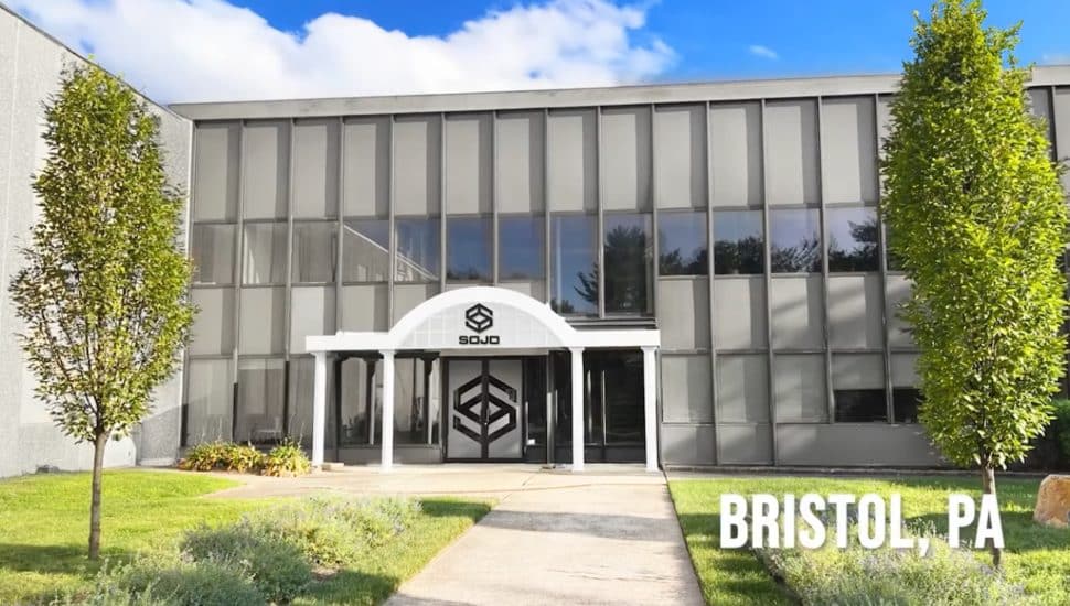 Exterior of Sojo Industries' Bristol location.