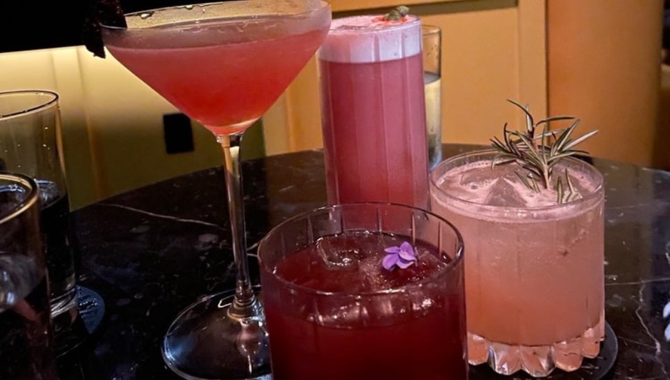 Four drinks from Andra Hem.