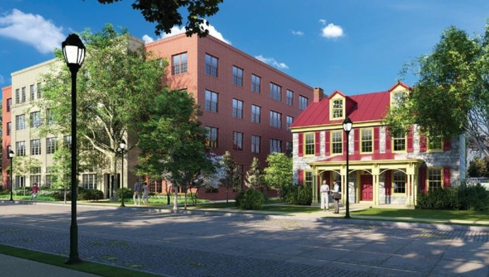 Mt. Airy apartment rendering.
