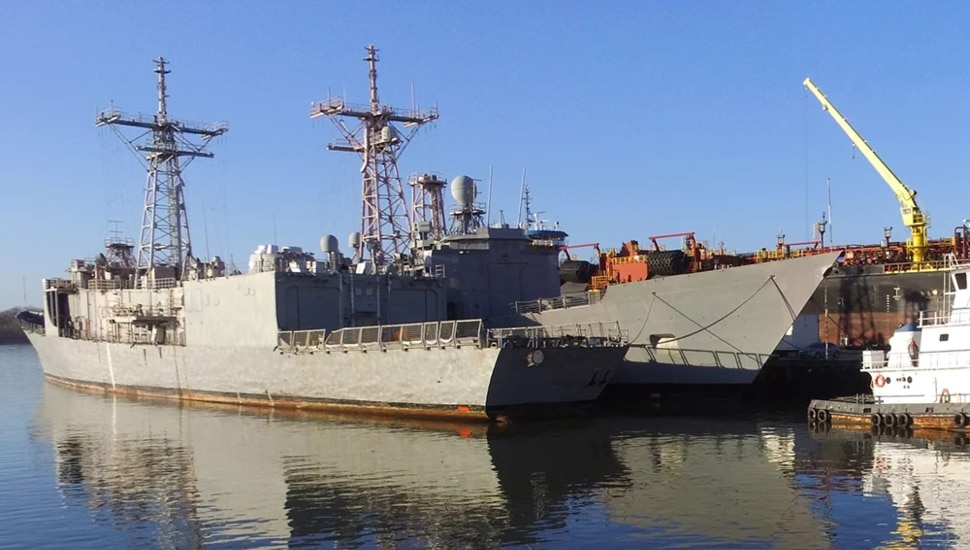 Ships on the water.