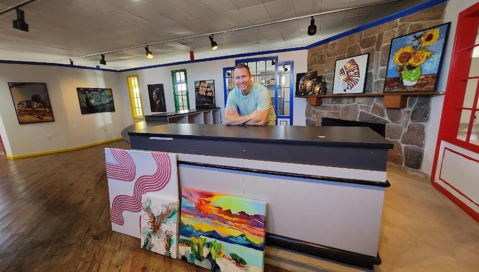 STEAM/POWER and Our Dot Art founder Shane Cloyd at the organizations' Coatesville location.