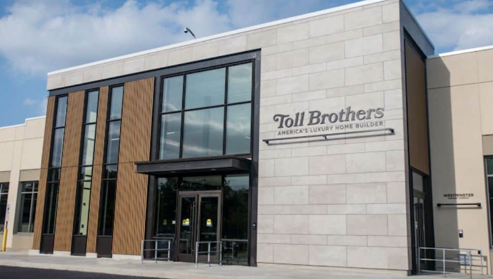 The facade of the Toll Brothers Headquarters.