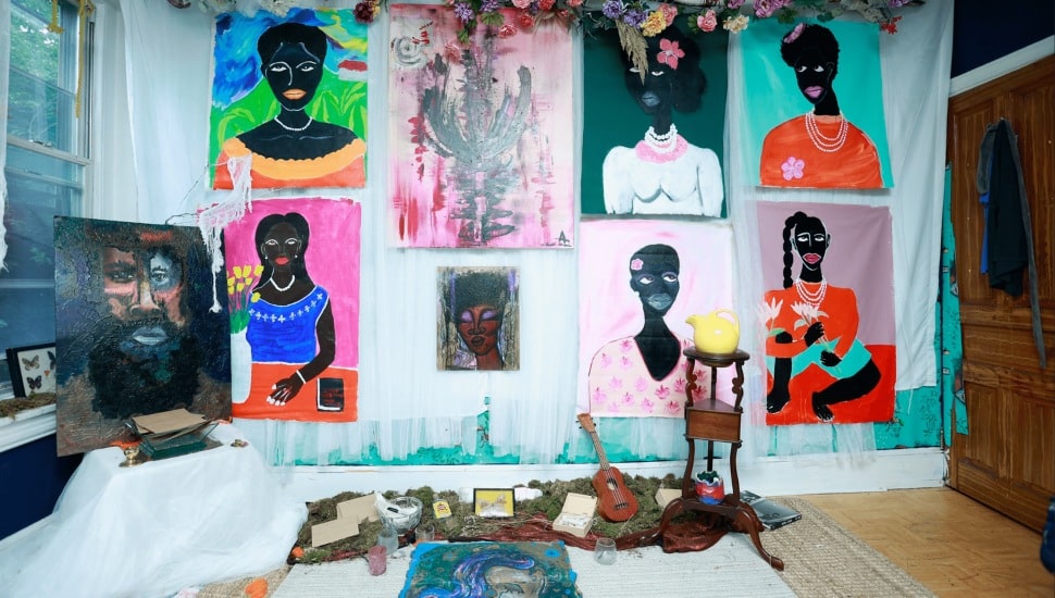 The Intermission workshop at the Colored Girls Museum.