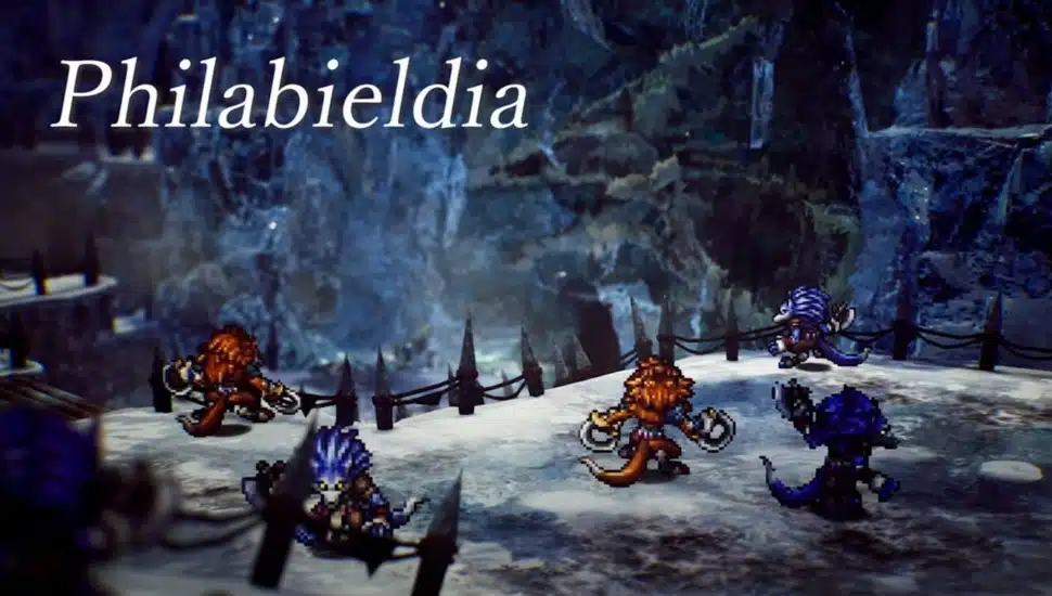 Philabieldia screen in new video game.