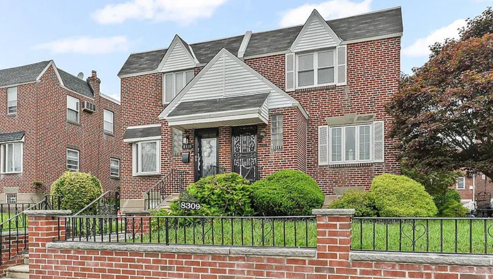 A Philadelphia rowhome.
