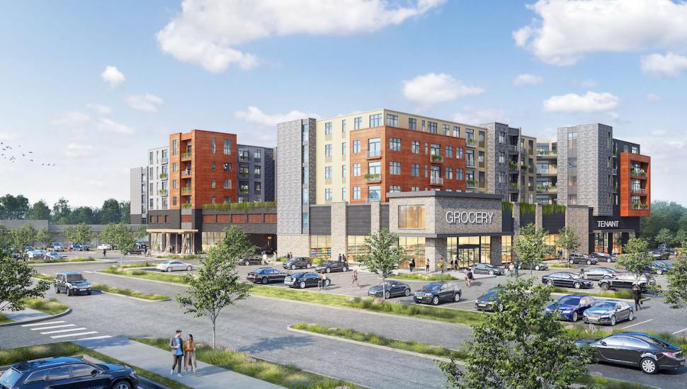 A rendering of the proposed Plymouth Crossing by BET Investments.