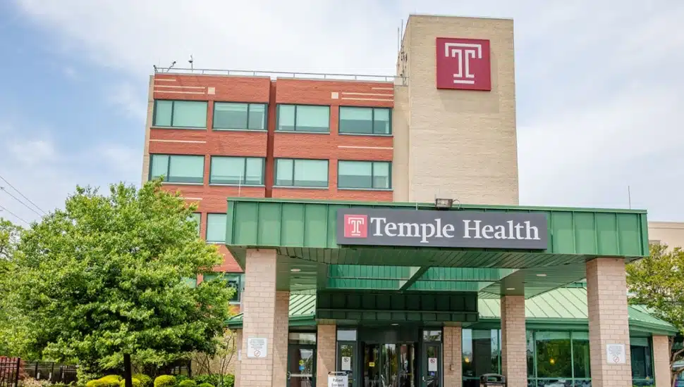 Temple Health facility exterior.