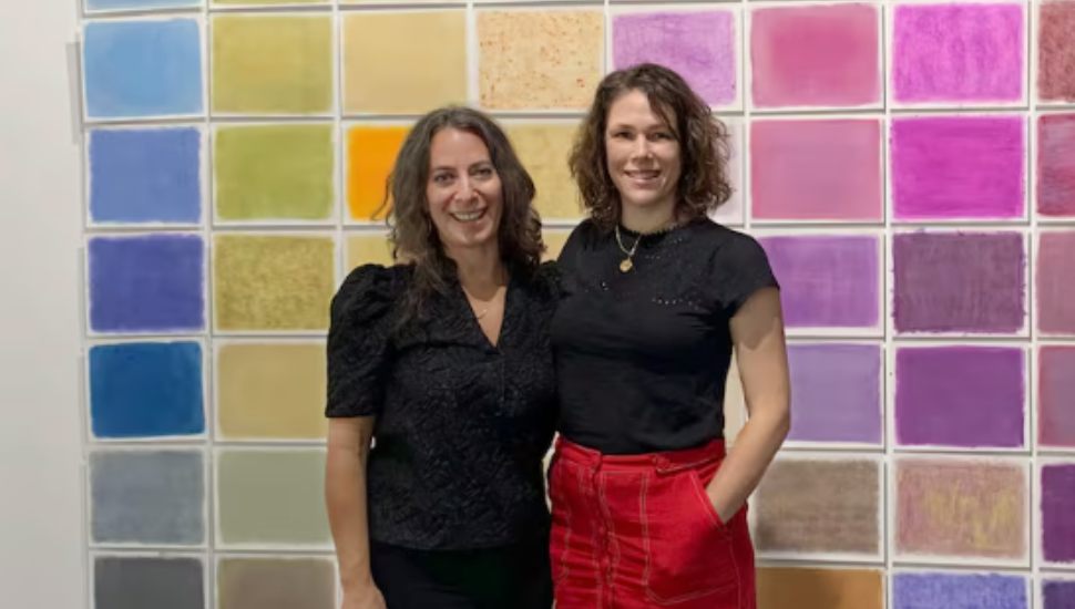 Artists Leah Sobsey, left, and Amanda Marchand.