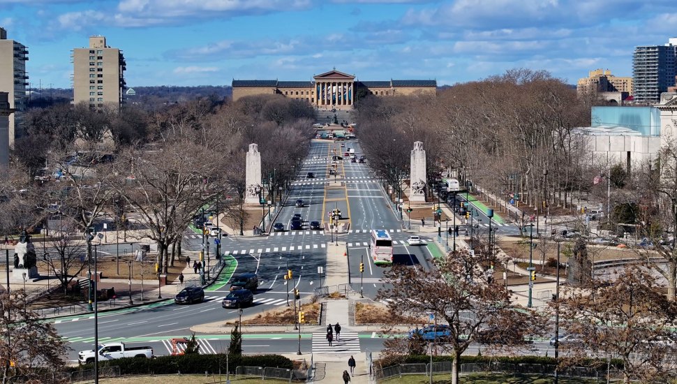Ben Franklin Parkway.