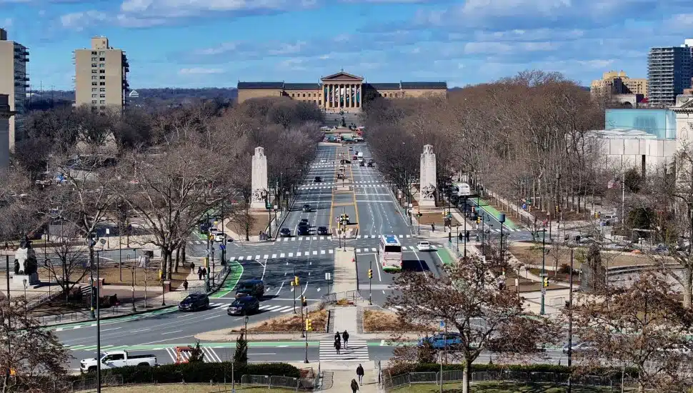 Ben Franklin Parkway.