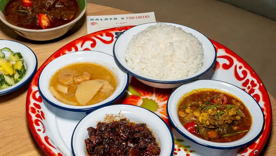Six plates of food from Kalaya.
