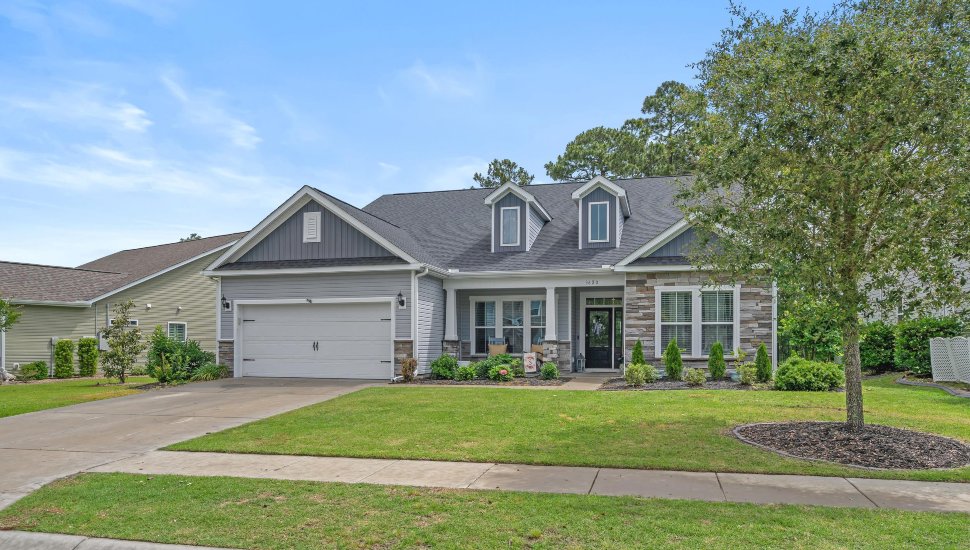 Home in the suburbs.