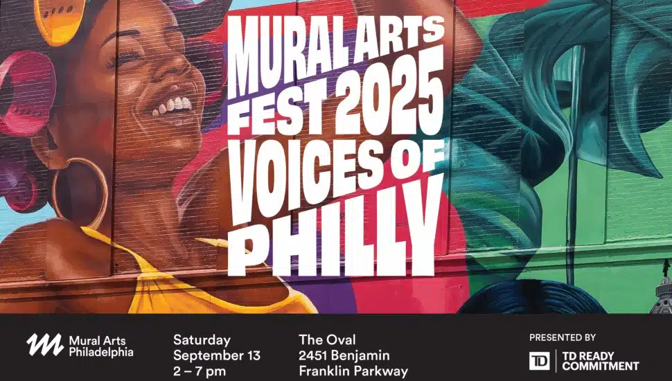 Mural Arts Fest 2025 Voices of Philly graphic.