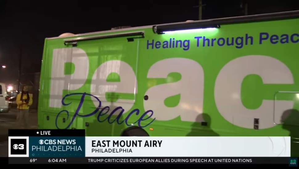 The Peace Mobile.
