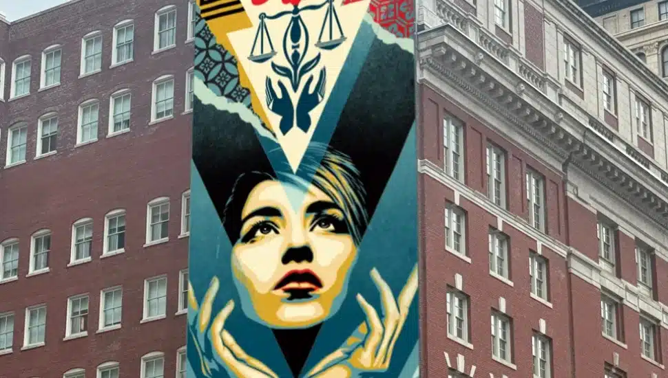New Mural in Center City Promotes Ideals of American Liberty Ahead of 250th Birthday
